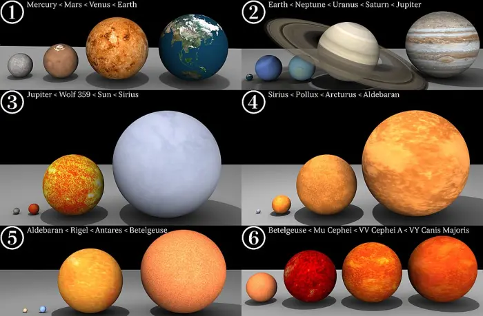 rigel size comparison