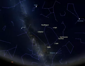 where is zeta ophiuchi in the sky,how to find zeta ophiuchi