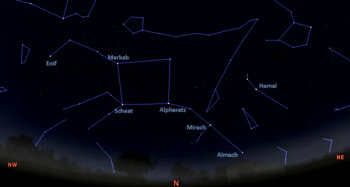 stars in the northern sky tonight from the southern hemisphere