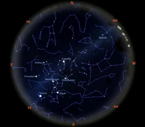 stars visible tonight,stars in the sky tonight,star map tonight