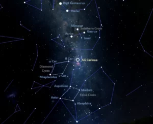 how to find ag carinae,where is ag carinae in the sky