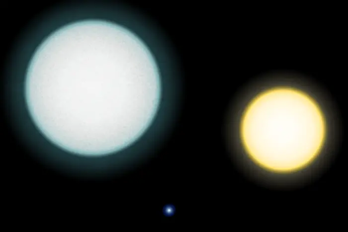 ik pegasi size compared to the sun