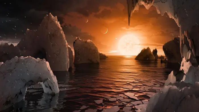 TRAPPIST-1f surface illustration