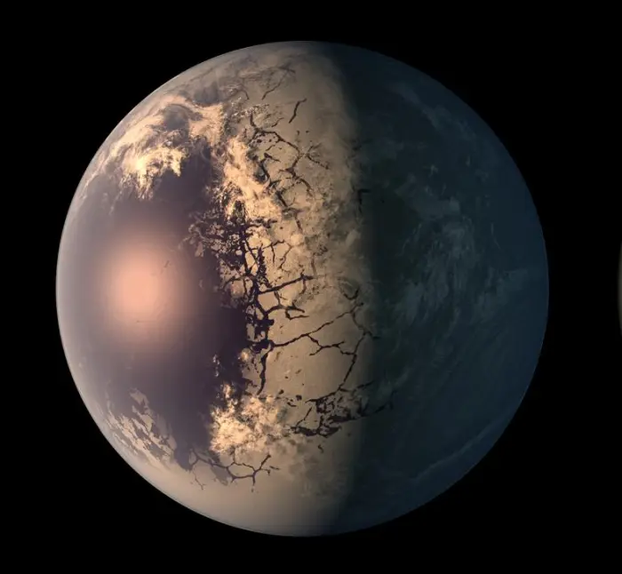 TRAPPIST-1f planet,eyeball planet